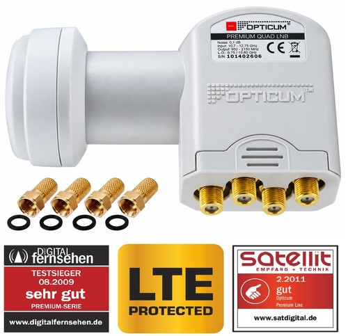 Quad lnb 1db - quad, 0,1db