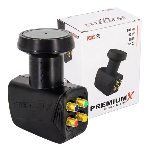 Ware premiumx quad lnb black - b-ware,